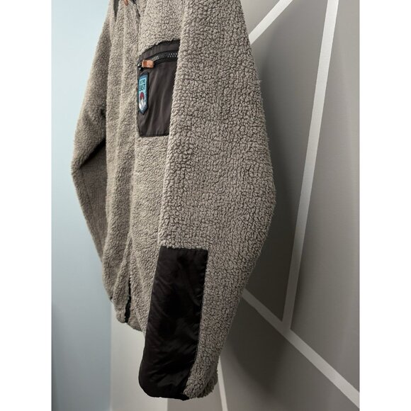 Ski The East Sherpa Fleece Jacket Women’s Small Grey Full Zip Snowboard Hiking - Picture 6 of 15